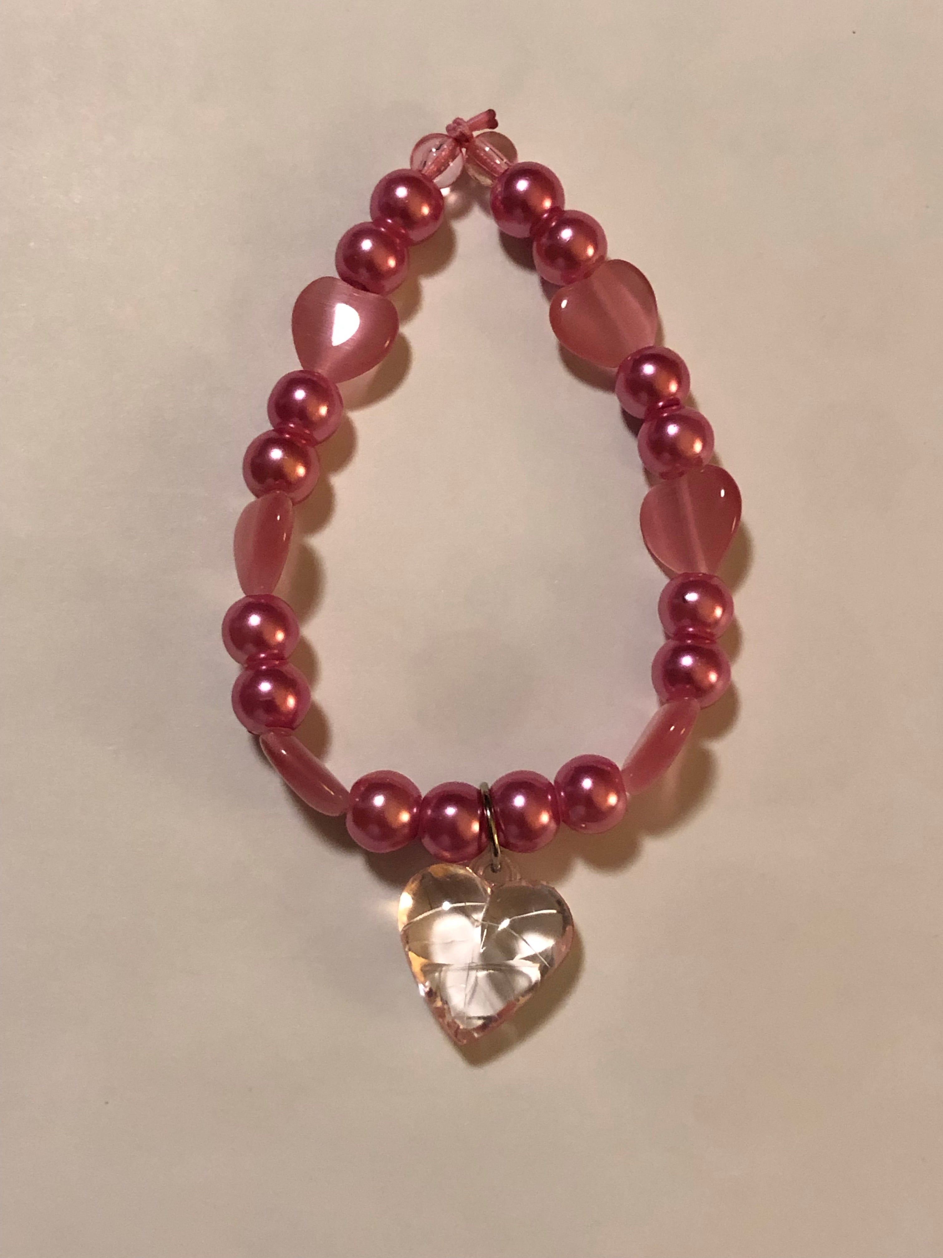 Single heart charm bracelet